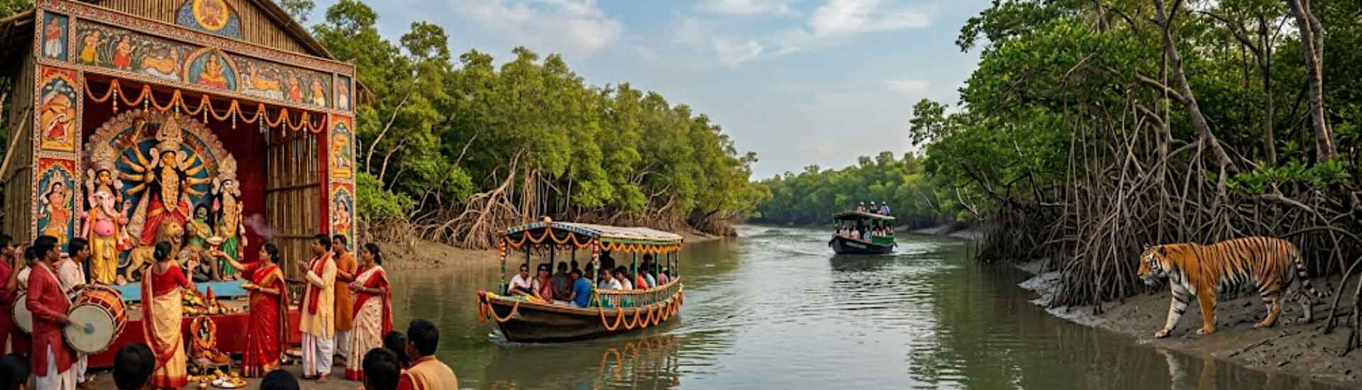 Experience Sundarbans Wildlife During Durga Puja